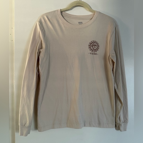 NWOT Vans Elevate Tan Long Sleeve T-Shirt - Picture 2 of 5